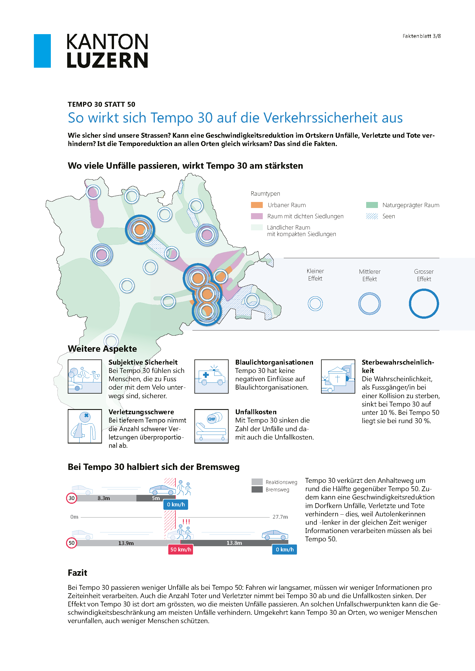 Faktenblatt T30 Verkehrssicherheit